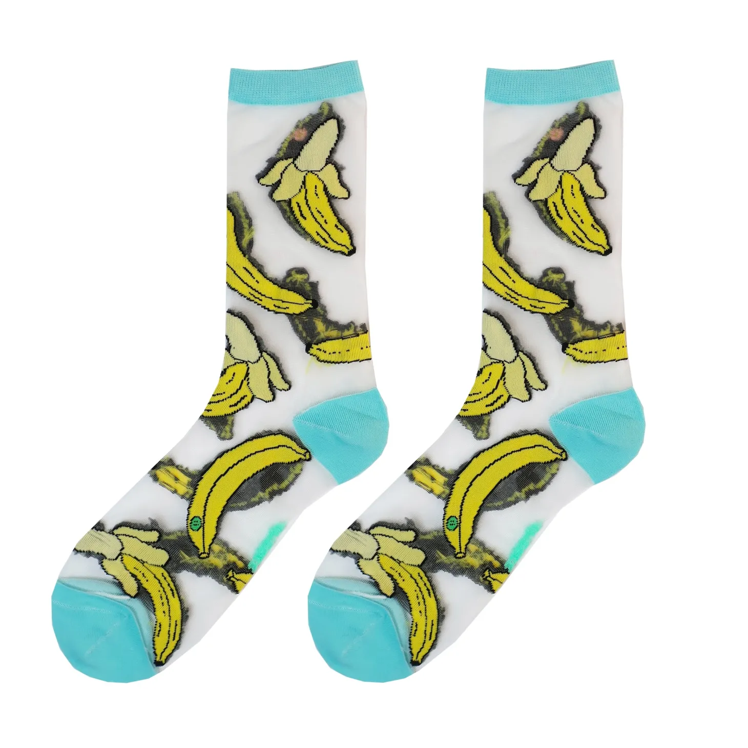 Coucou Suzette Banana Sheer Socks* Sheer Socks