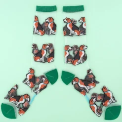Coucou Suzette Beagle Sheer Socks* Sheer Socks
