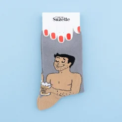 Coucou Suzette Beer Belly Socks - Black* Cotton Socks