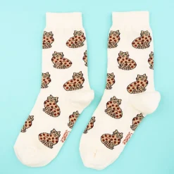 Coucou Suzette Bengal Cat Socks* Cotton Socks