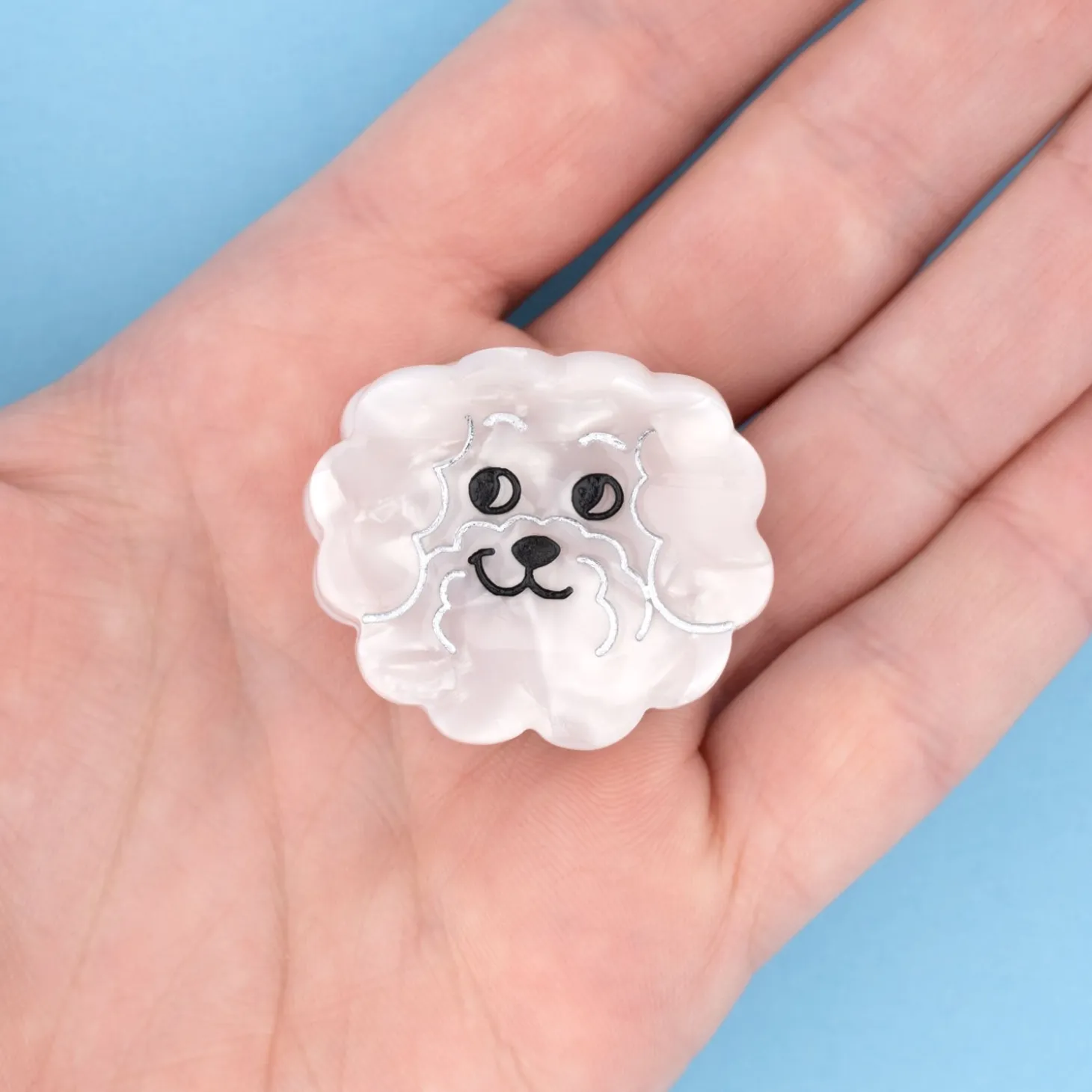 Coucou Suzette Bichon Mini Hair Claw* Mini Hair Claws