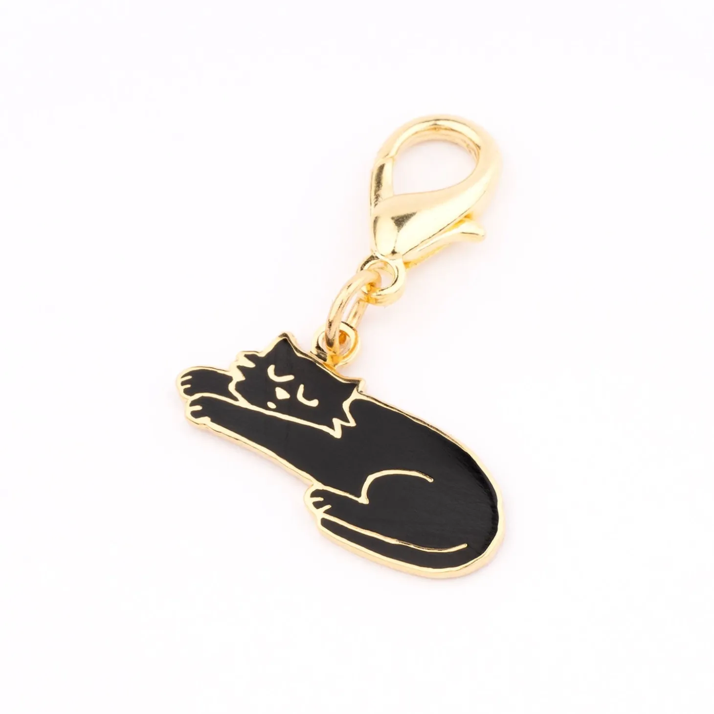 Coucou Suzette Black Cat Key Ring / Pet Tag* Key Rings