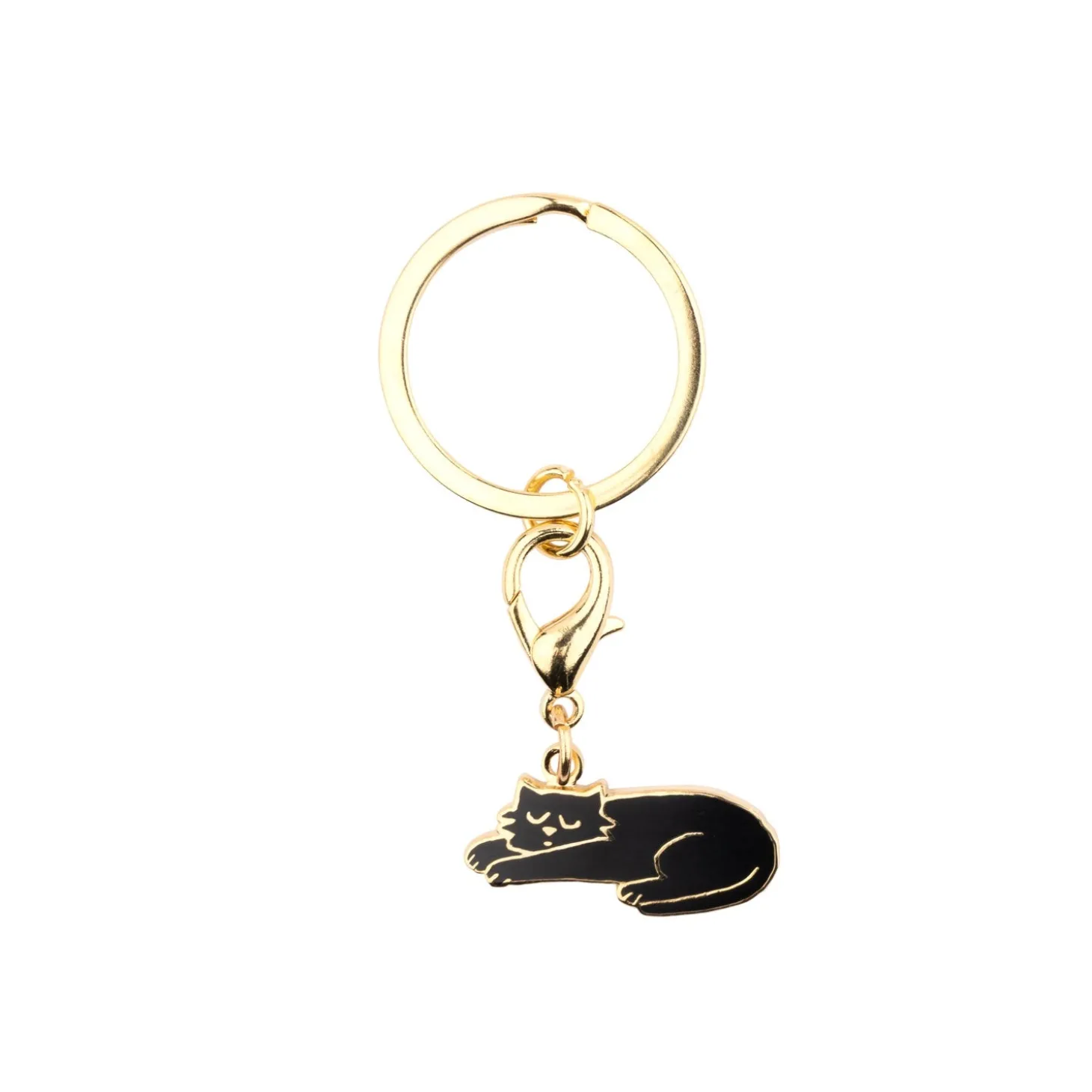 Coucou Suzette Black Cat Key Ring / Pet Tag* Key Rings