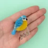 Coucou Suzette Blue Tit Mini Hair Claw* Mini Hair Claws