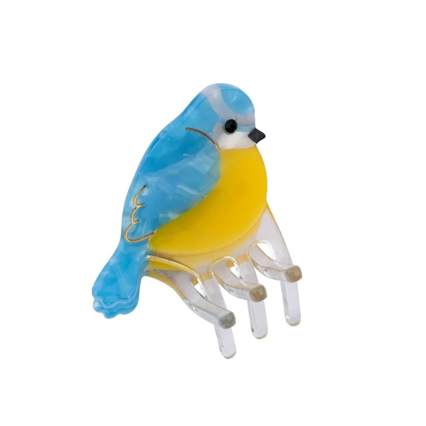 Coucou Suzette Blue Tit Mini Hair Claw* Mini Hair Claws