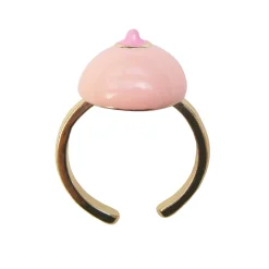 Coucou Suzette Boob Ring - White* Jewelry
