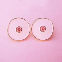 Coucou Suzette Boobs Pins Set - White* Pins