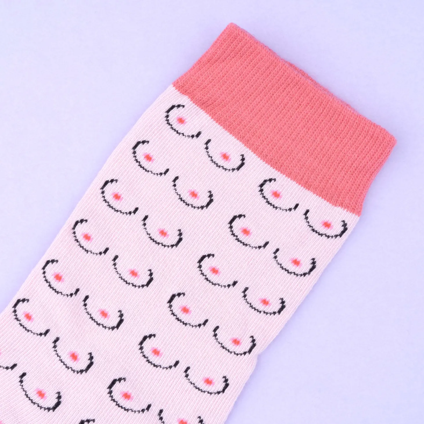 Coucou Suzette Boobs Socks - White* Cotton Socks