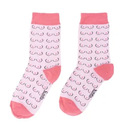 Coucou Suzette Boobs Socks - White* Cotton Socks