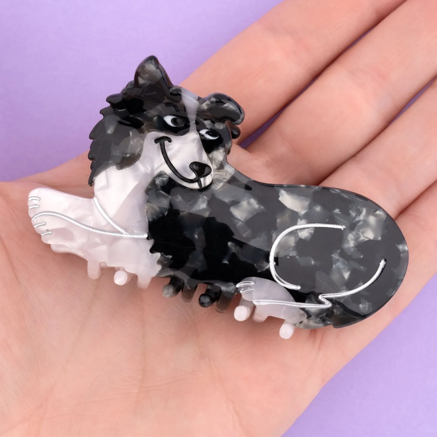 Coucou Suzette Border Collie Hair Claw* Hair Claws