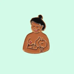 Coucou Suzette Breastfeeding Pin - Black* Pins