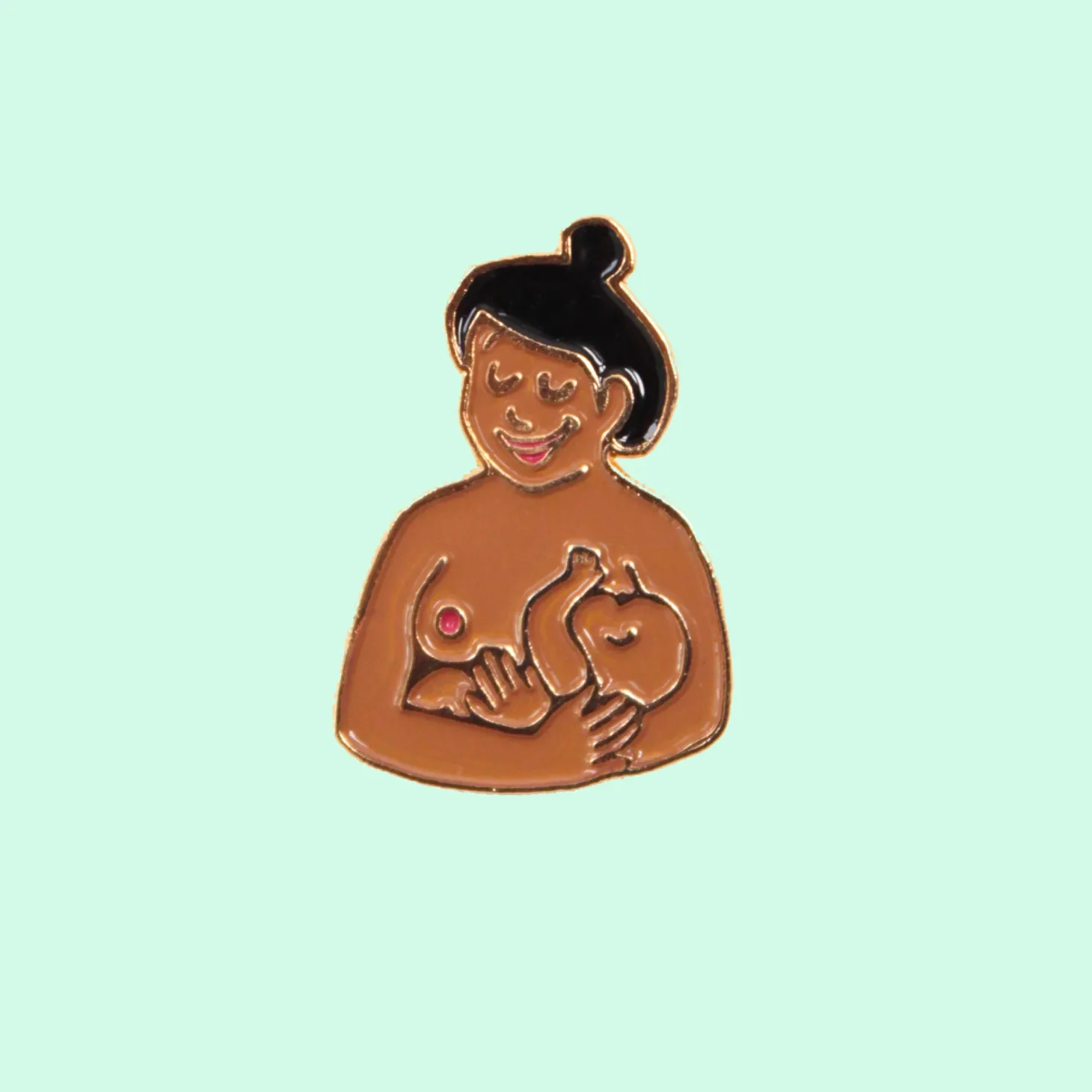 Coucou Suzette Breastfeeding Pin - Black* Pins