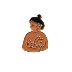Coucou Suzette Breastfeeding Pin - Black* Pins