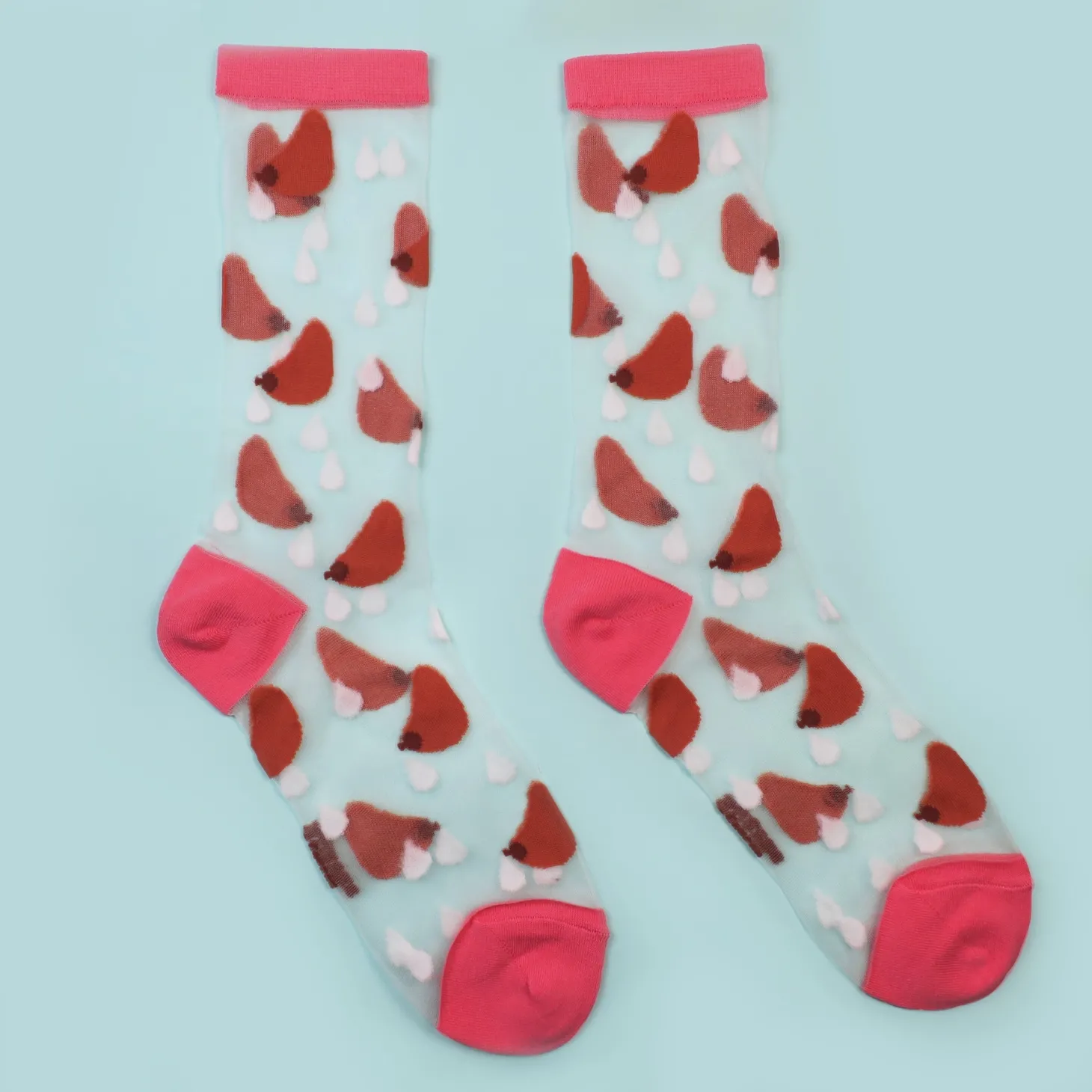 Coucou Suzette Breastfeeding Sheer Socks - Black* Sheer Socks