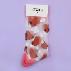 Coucou Suzette Breastfeeding Sheer Socks - Black* Sheer Socks