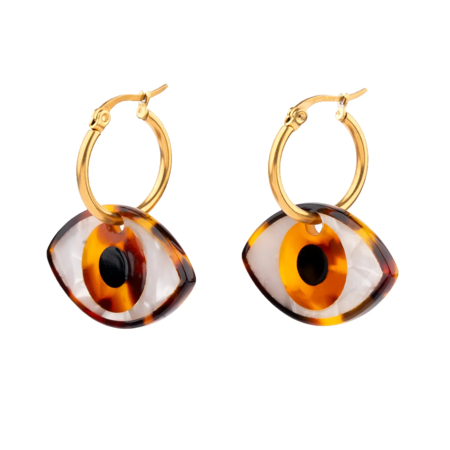 Coucou Suzette Brown Eye Earrings* Jewelry