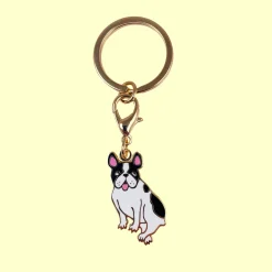 Coucou Suzette Bulldog Key Ring / Pet Tag* Key Rings