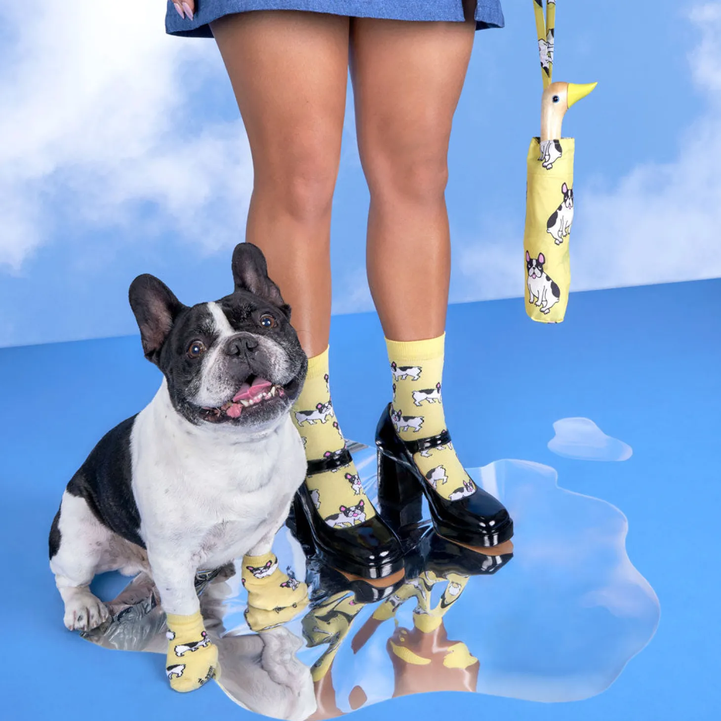 Coucou Suzette Bulldog Umbrella* Umbrellas