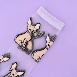 Coucou Suzette Chihuahua Sheer Socks* Sheer Socks