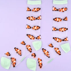 Coucou Suzette Clownfish Sheer Socks* Sheer Socks