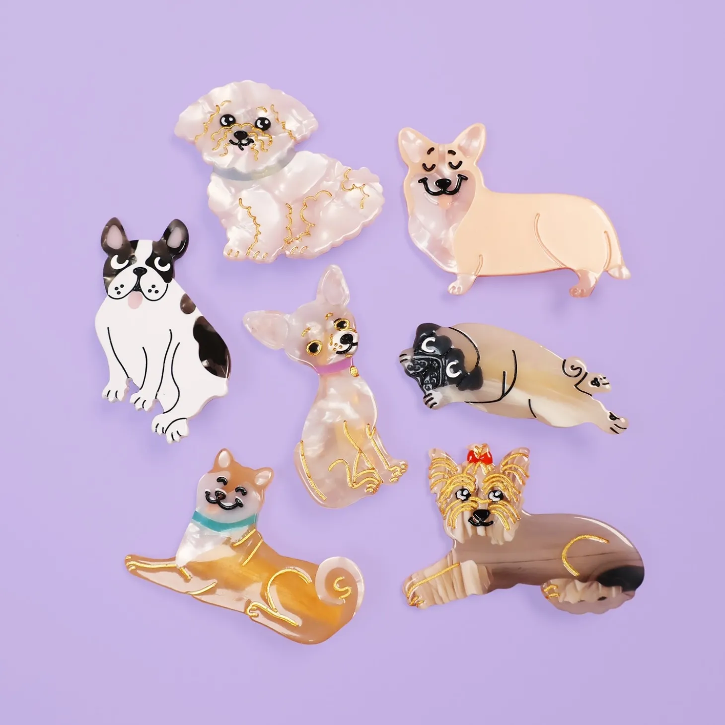 Coucou Suzette Corgi Hair Clip* Hair Clips