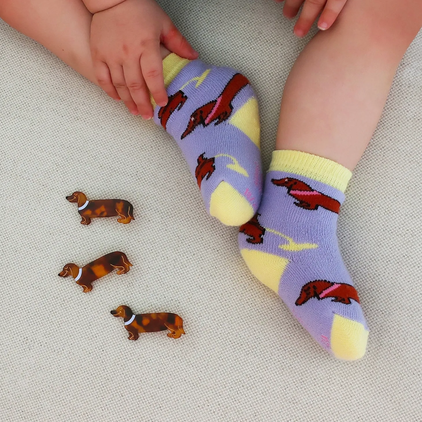 Coucou Suzette Cute Dachshund Socks - Kids* Kids Socks