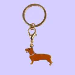Coucou Suzette Dachshund Key Ring / Pet Tag* Key Rings