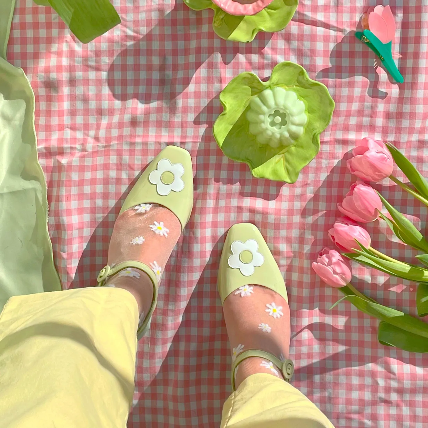 Coucou Suzette Daisy Sheer Socks* Sheer Socks