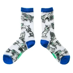 Coucou Suzette Dalmatian Sheer Socks* Sheer Socks