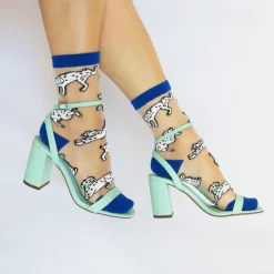 Coucou Suzette Dalmatian Sheer Socks* Sheer Socks