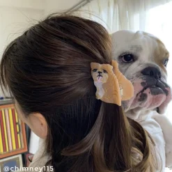 Coucou Suzette English Bulldog Hair Claw* Hair Claws