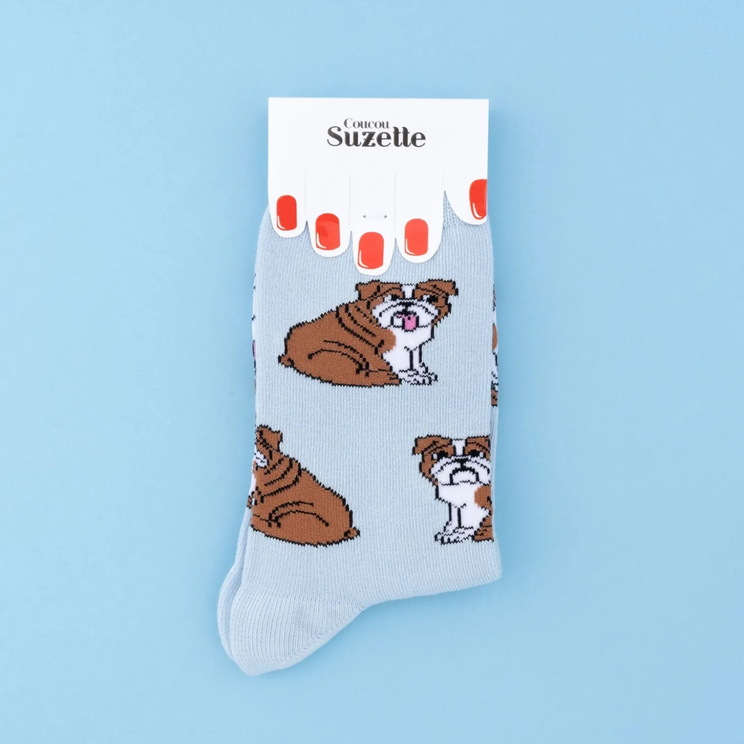 Coucou Suzette English Bulldog Socks* Cotton Socks