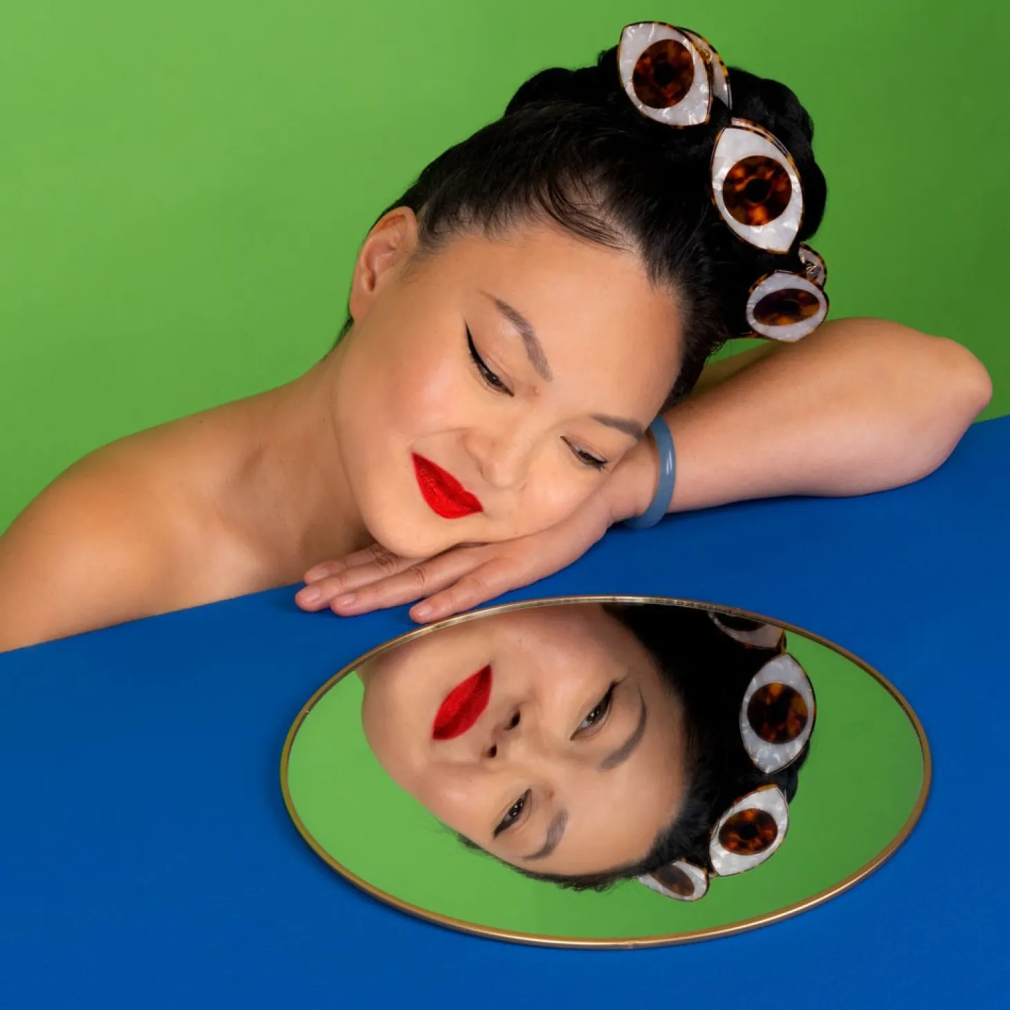 Coucou Suzette Eye Hair Claw - Brown* Hair Claws