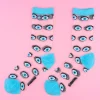 Coucou Suzette Eye Sheer Socks - Blue* Sheer Socks