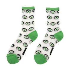 Coucou Suzette Eye Sheer Socks - Green* Sheer Socks