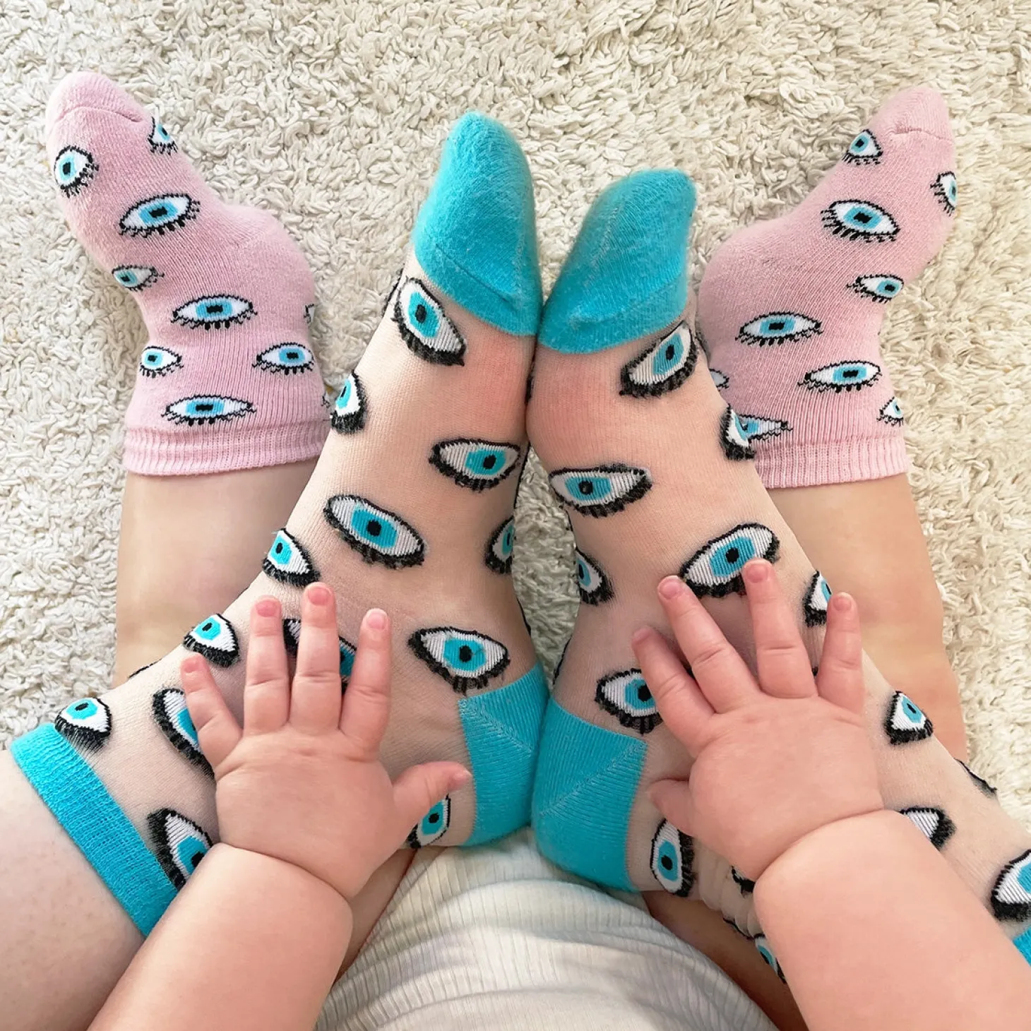 Coucou Suzette Eye Socks - Kids* Kids Socks