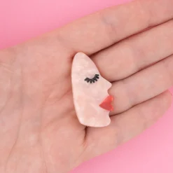 Coucou Suzette Face Hair Clip - White* Hair Clips