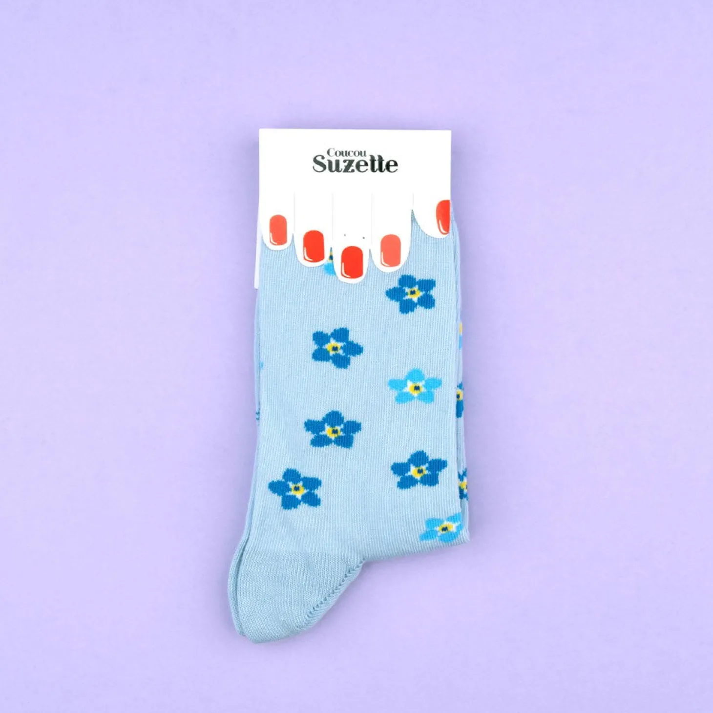 Coucou Suzette Forget Me Not Socks* Cotton Socks