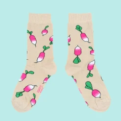 Coucou Suzette Glittery Radish Socks* Cotton Socks