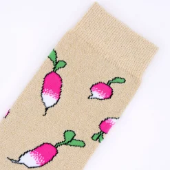 Coucou Suzette Glittery Radish Socks* Cotton Socks