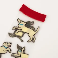 Coucou Suzette Golden Retriever Sheer Socks* Sheer Socks