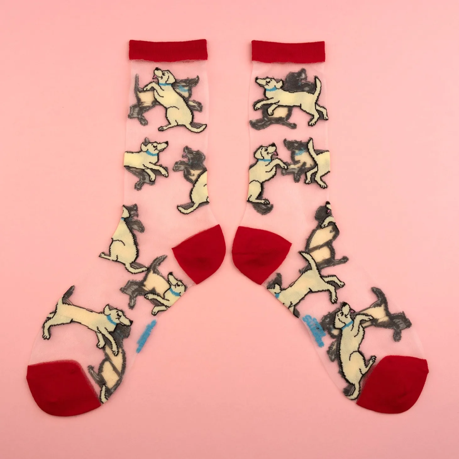 Coucou Suzette Golden Retriever Sheer Socks* Sheer Socks