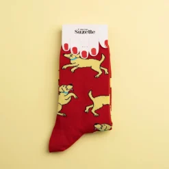 Coucou Suzette Golden Retriever Socks* Cotton Socks