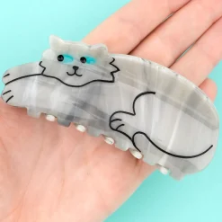 Coucou Suzette Grey Cat Hair Claw* Hair Claws