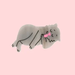 Coucou Suzette Grey Cat Hair Clip* Hair Clips