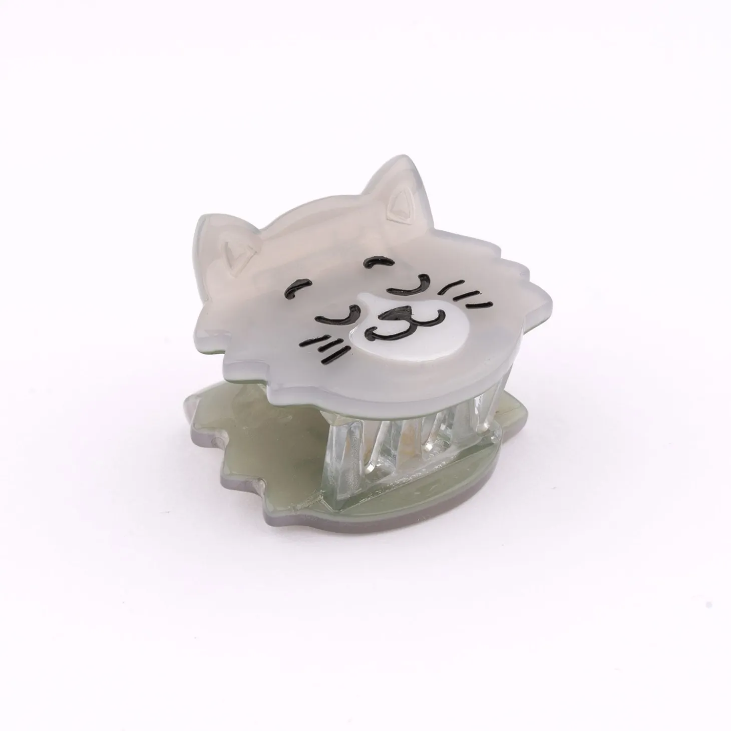 Coucou Suzette Grey Cat Mini Hair Claw* Mini Hair Claws