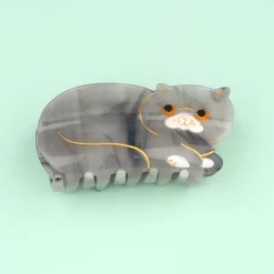 Coucou Suzette Grey Exotic Shorthair Cat Hair Claw* Hair Claws