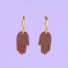 Coucou Suzette Hand Earrings - Black* Jewelry