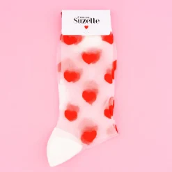 Coucou Suzette Heart Sheer Socks* Sheer Socks