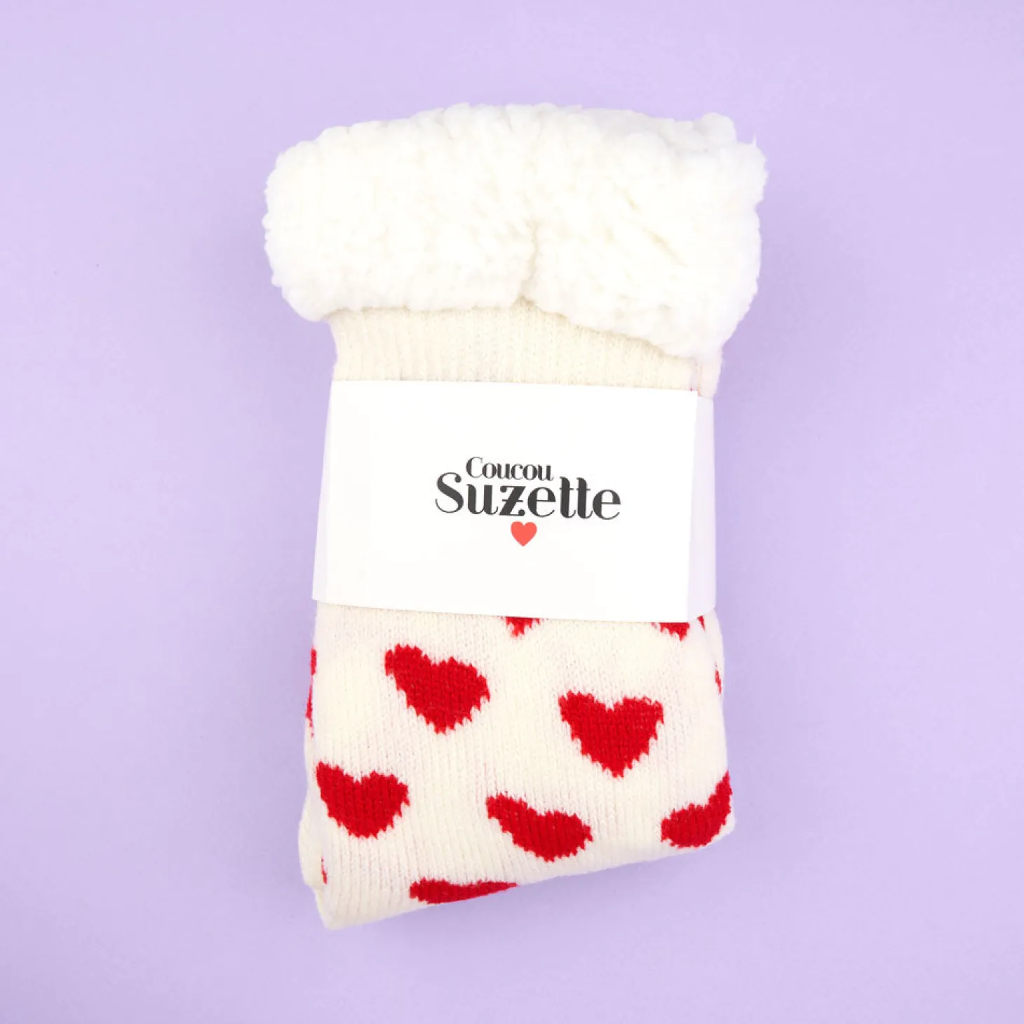 Coucou Suzette Heart Slipper Socks* Slippers And Fuzzy Socks